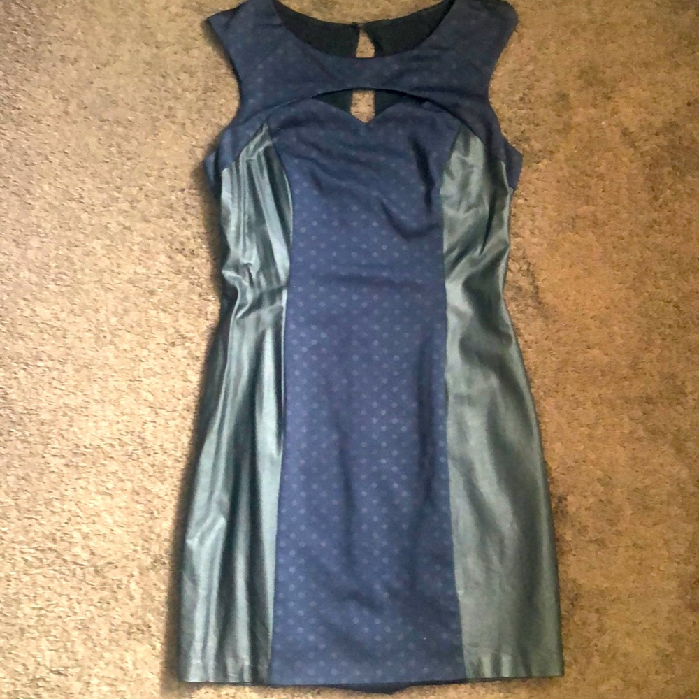 Dark blue dress